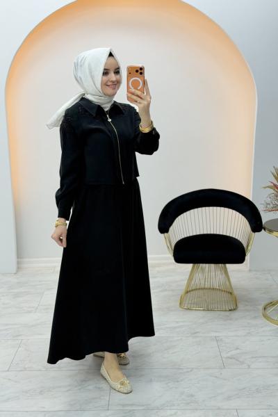 Ceylan Etekli Takım Siyah