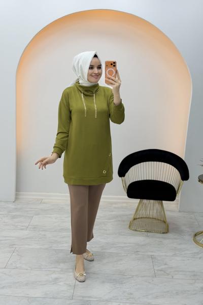 Elanur Tunik Yağ Yeşili