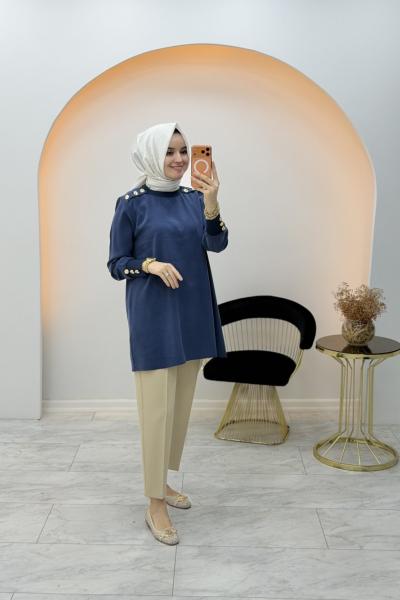 Mirel Tunik Lacivert
