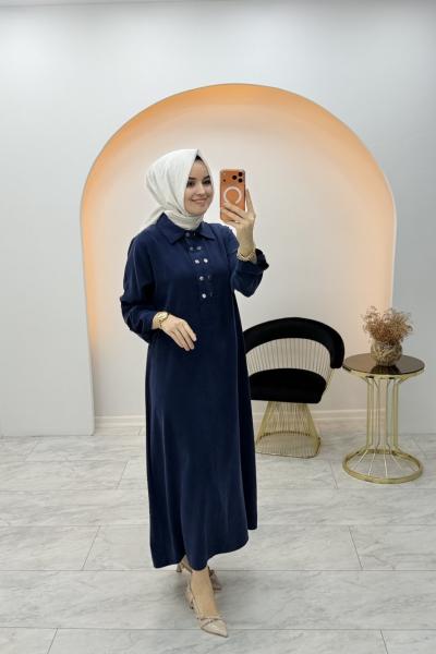 Selvi Elbise Lacivert