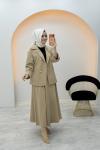Özgü Etekli Takım Camel