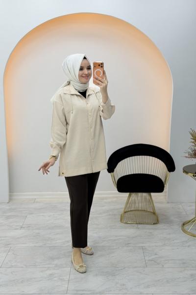 Selinay Gömlek Bej