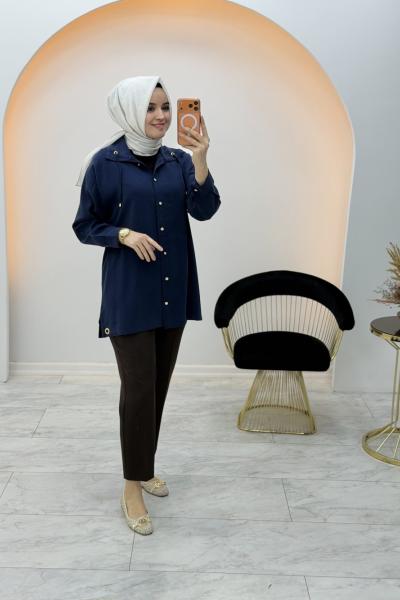 Selinay Gömlek Lacivert