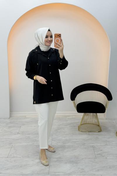 Selinay Gömlek Siyah