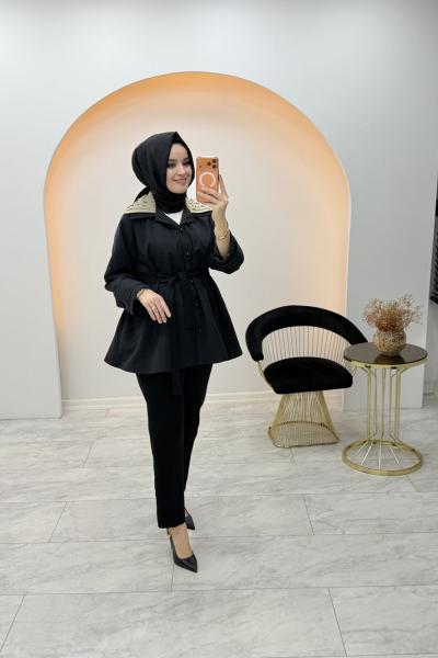 Çağıl Trenç Siyah