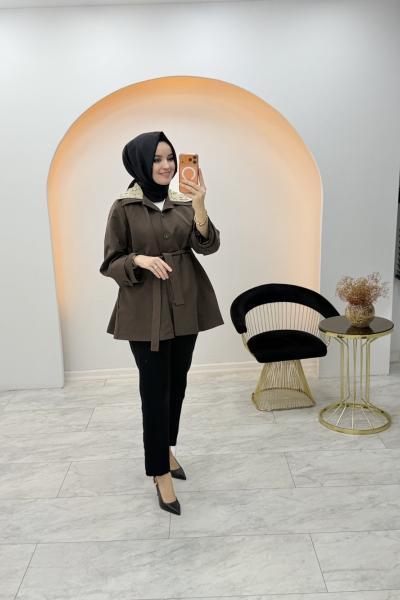 Çağıl Trenç Kahverengi