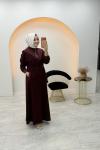 Dilda Elbise Bordo