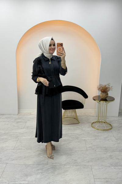 Elvan Etekli Takım Siyah