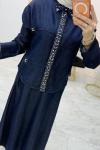 Lavinya Kot Etekli Takım Lacivert