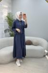Hüsna Etekli Takım Lacivert