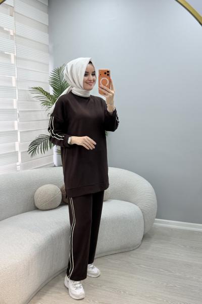 Eylül İkili Takım Kahverengi