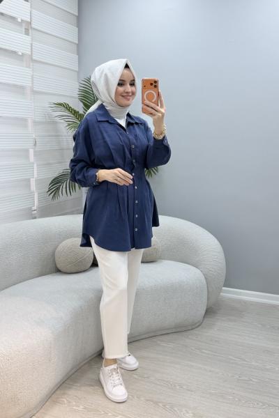 Nehir Gömlek Lacivert