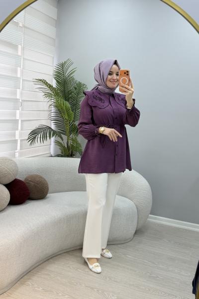 Aden Gömlek Mürdüm