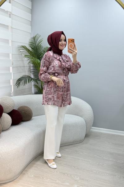 Kumsal Gömlek Bordo