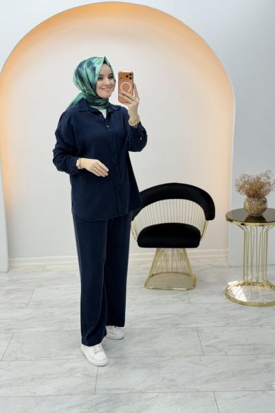 Helen Tensel Kot Takım Lacivert