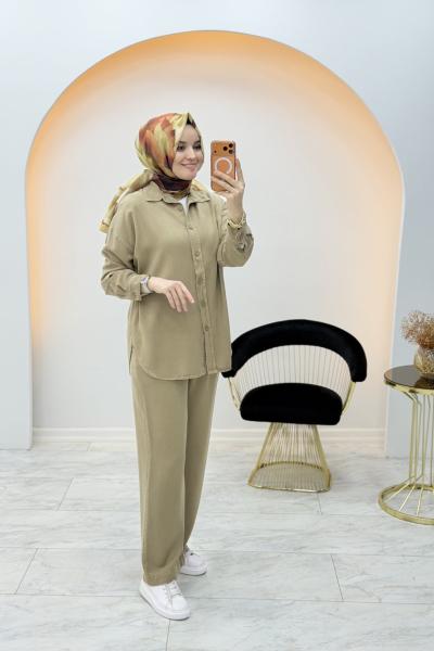 Helen Tensel Kot Takım Krem