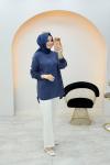 Noshe Simay Tunik Lacivert