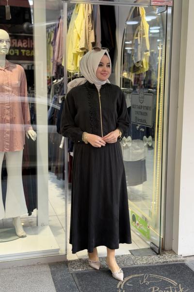 Alise Etekli Takım Siyah