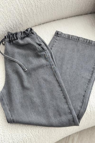 Tensel Kot Pantolon Gri