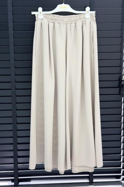 Merwish Pantolon Etek Krem