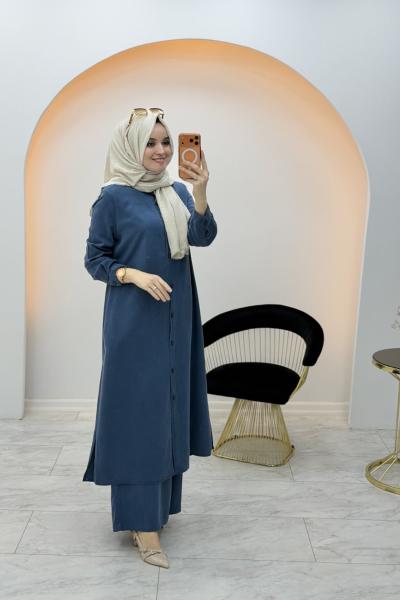 Tam Boy Tensel Takım Lacivert