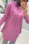 Name Tensel Gömlek Pembe