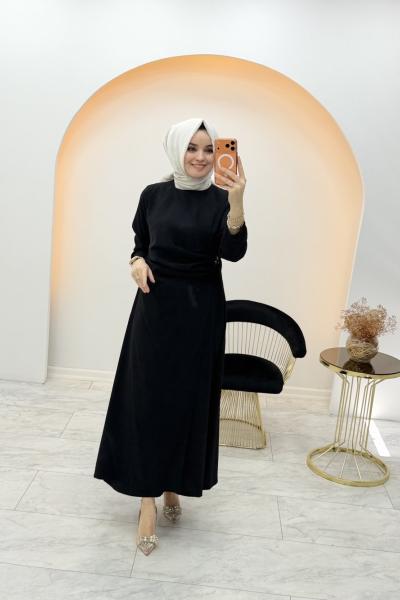 Birce Elbise Siyah