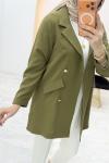Linda Ceket Yağ Yeşili