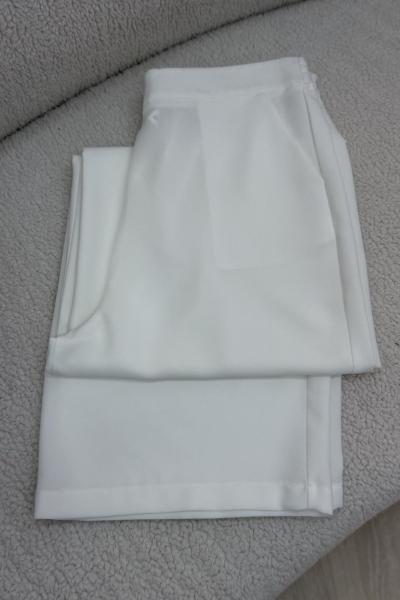 Modiva Krep Pantolon Ekru