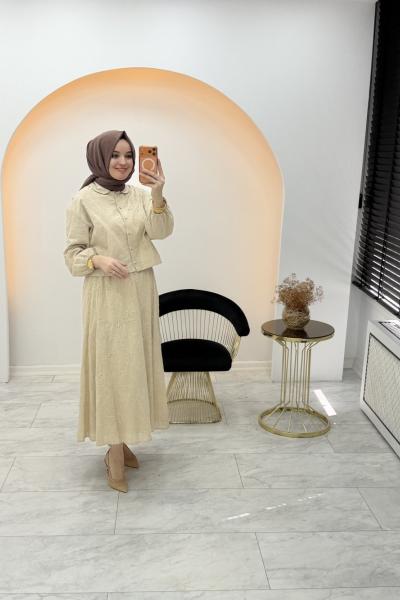 Fisto Etekli Takım Taş Rengi