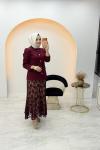 Diana Etekli Takım Bordo