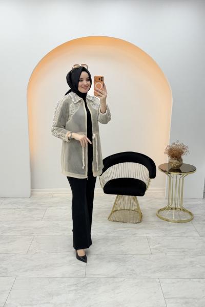 Tasarım File Kap Bej