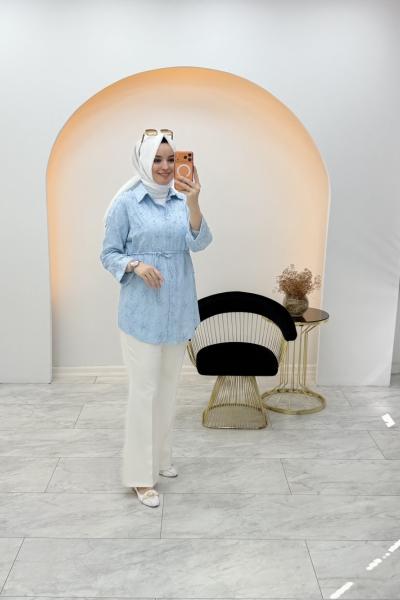 Brode Gömlek Bebe Mavisi