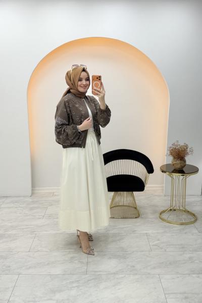 Bomber Ceket Kahverengi