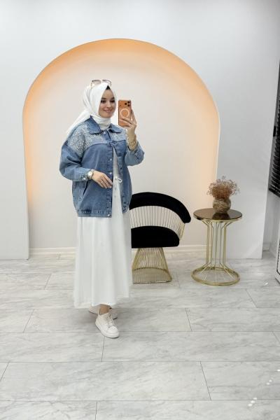 Öykü Kot Ceket kot rengi