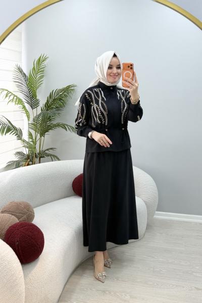 Ahsa Etekli Takım Siyah