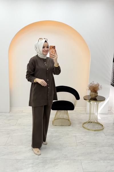 Alaz Tensel Takım Kahverengi