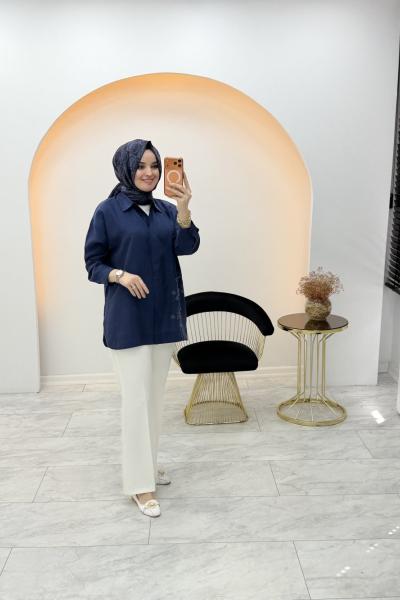 Doğay Gömlek Lacivert