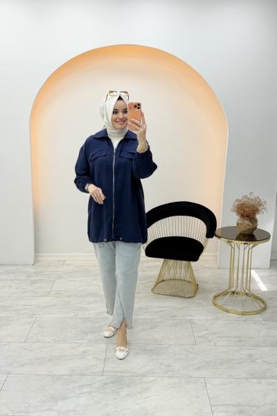 Mona Tensel Kap Lacivert