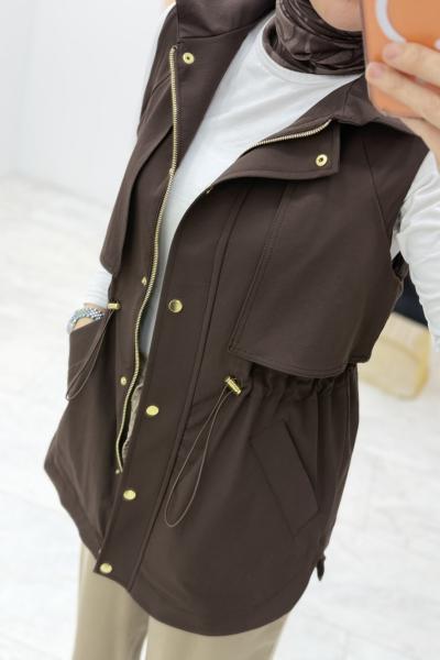 Peyda Yelek Kahverengi