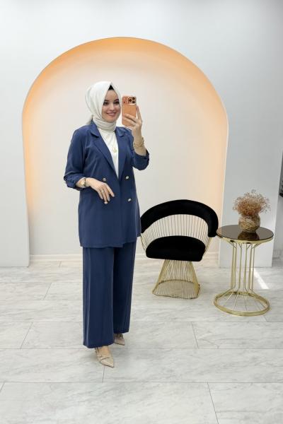 Nez Blazer Takım Lacivert