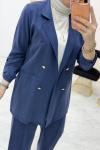 Nez Blazer Takım Lacivert