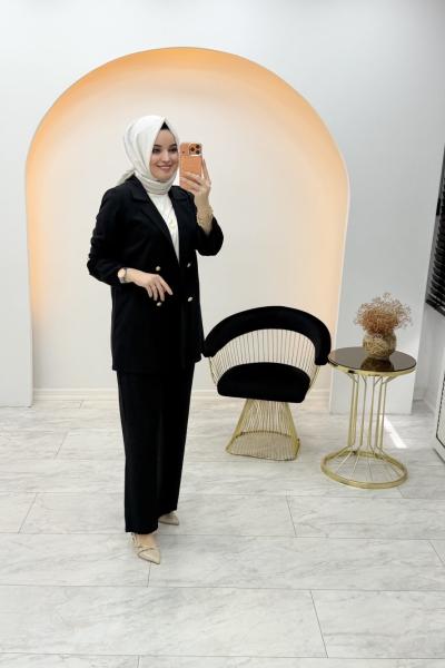 Nez Blazer Takım Siyah