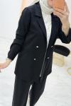 Nez Blazer Takım Siyah