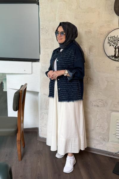 Hevin Kot Ceket Lacivert