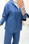 Leylin Tensel Kot Takım Mavi