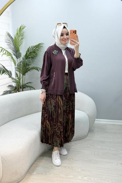 Rengin Etekli Takım Mürdüm