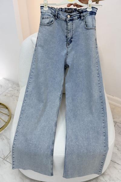 Pop Taşlı Kot Pantolon kot rengi