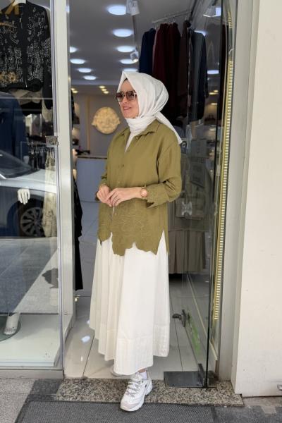 Siena Gömlek Yağ Yeşili