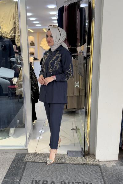 Zeyra Takım Lacivert